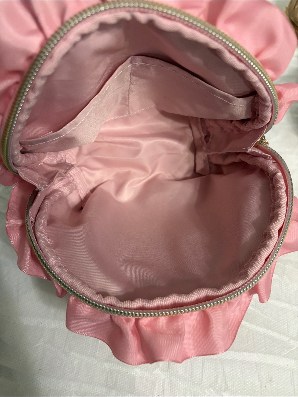 Hello Kitty Ruffle Cosmetic Pouch - Picture 5 of 5